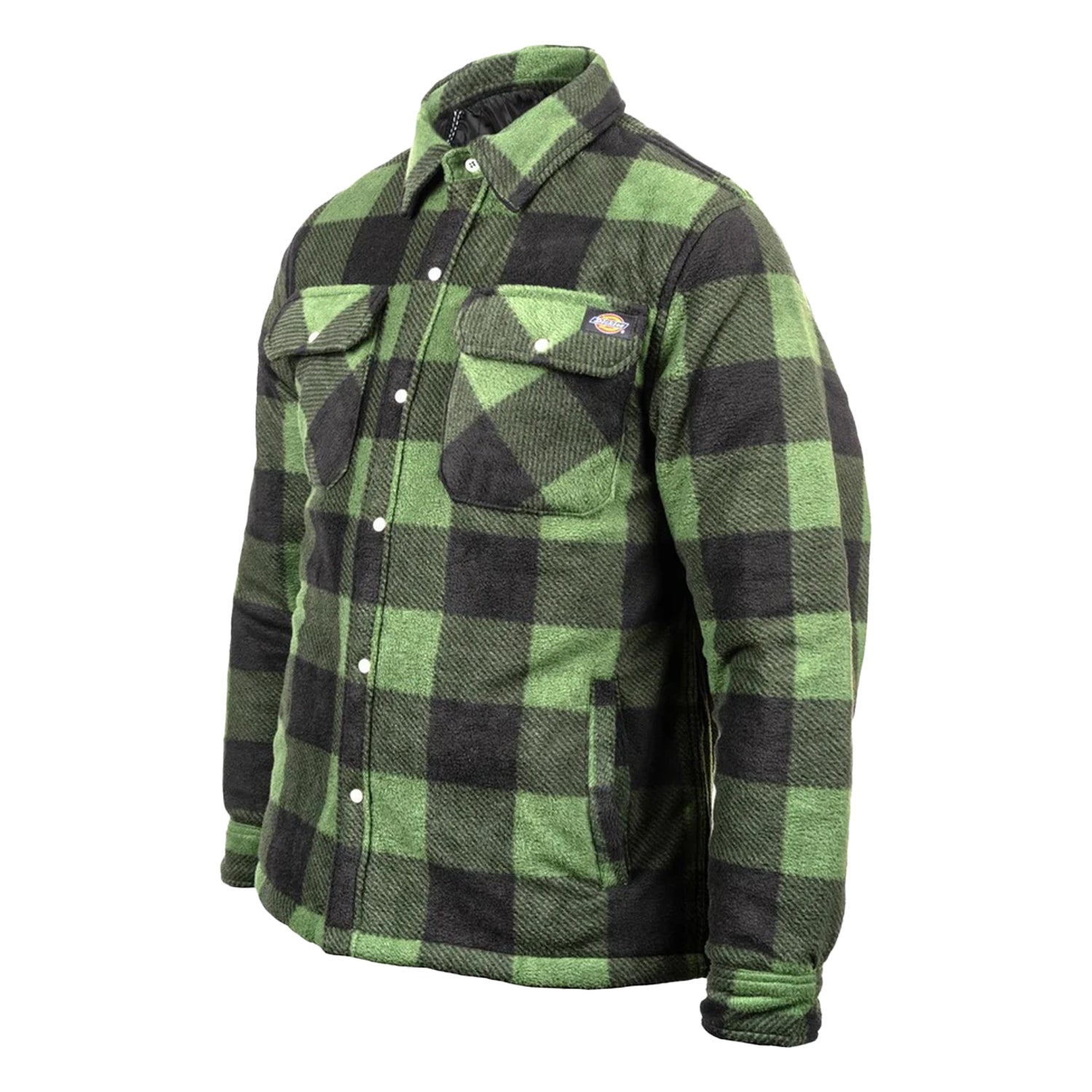 Green - Side - Dickies Mens Portland Shirt