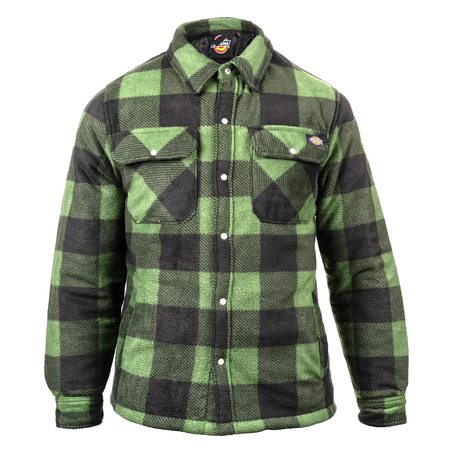 Green - Front - Dickies Mens Portland Shirt