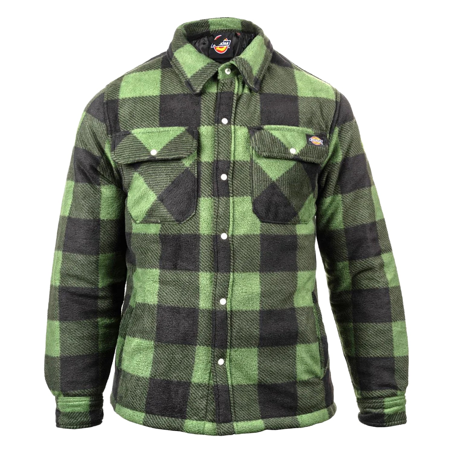 Green - Front - Dickies Mens Portland Shirt