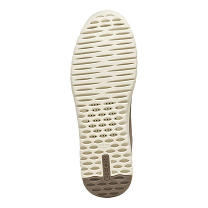 Dove Grey - Pack Shot - Geox Mens Leather FlexStride Plus Trainers