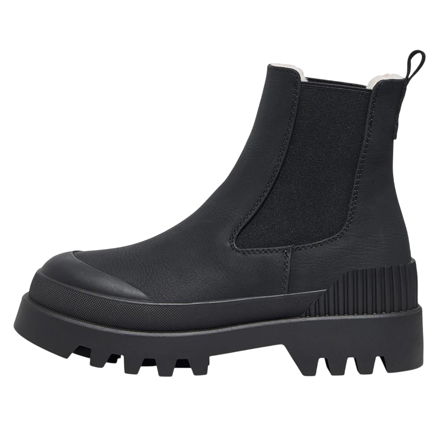 Black - Side - Only Womens-Ladies BUZZ-5 Ankle Boots