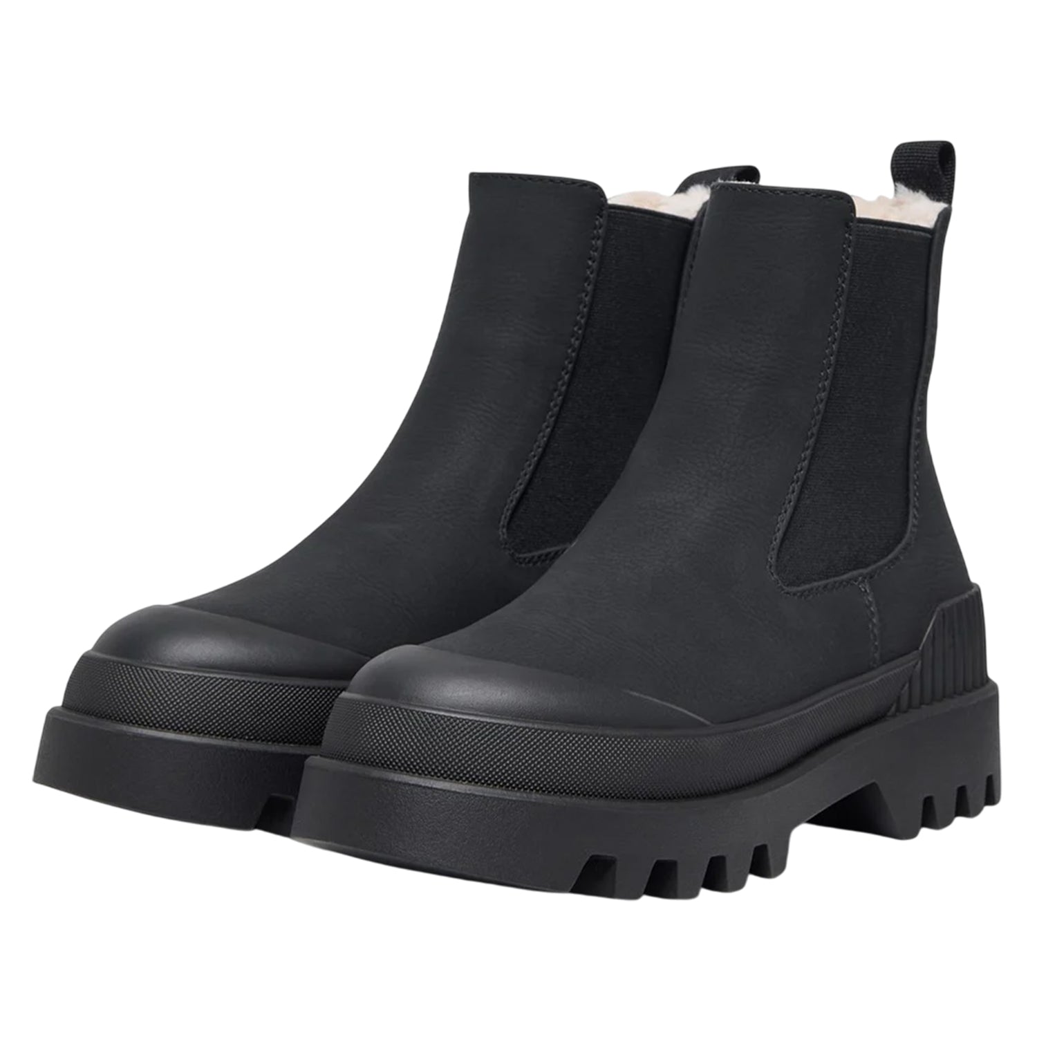 Black - Front - Only Womens-Ladies BUZZ-5 Ankle Boots