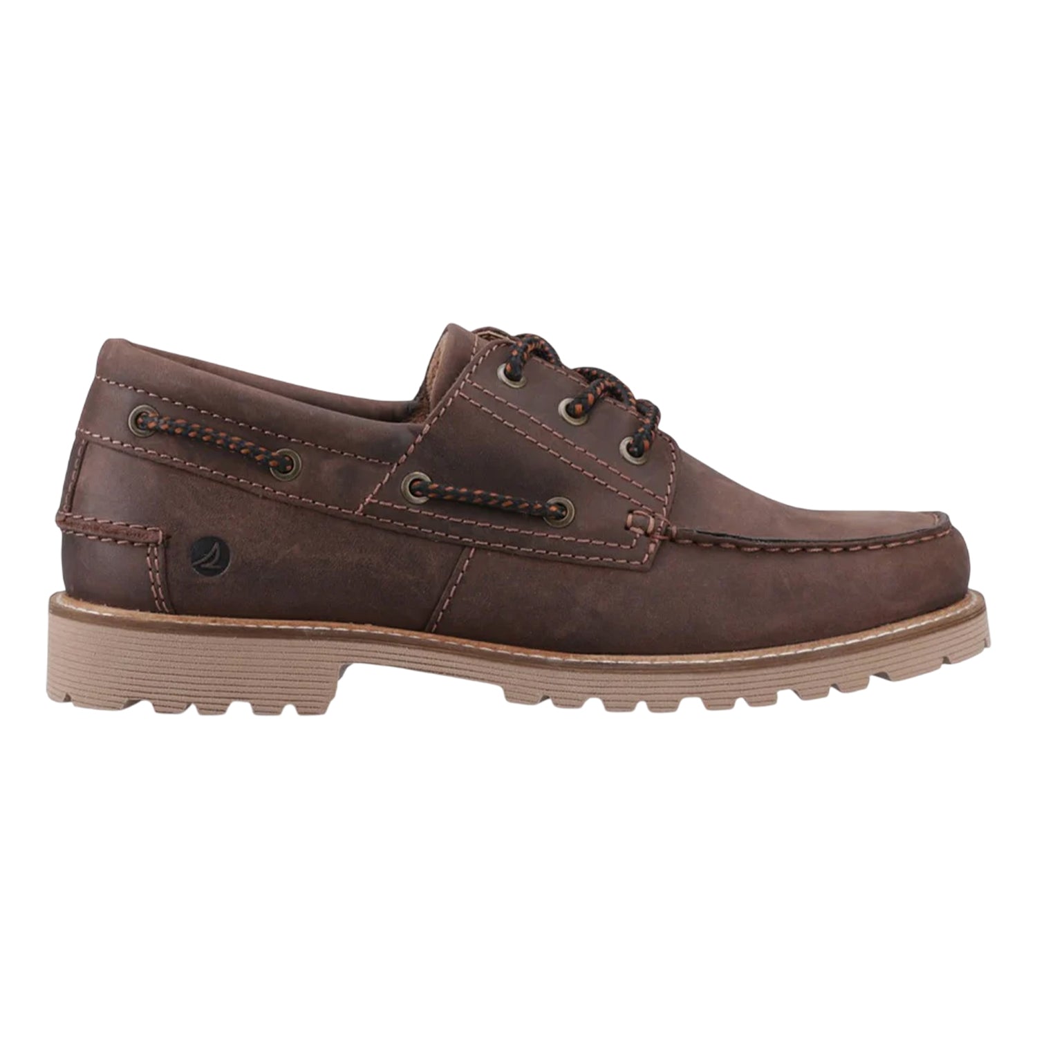 Brown - Lifestyle - Sperry Mens Houston Leather Boat Shoes