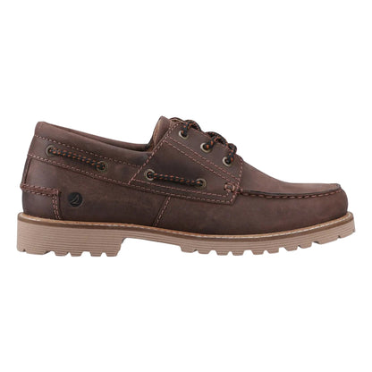 Brown - Lifestyle - Sperry Mens Houston Leather Boat Shoes
