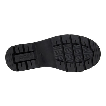 Black - Pack Shot - POD Girls Irene Leather School Shoes