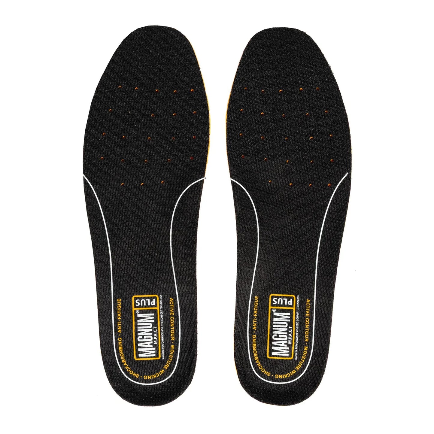 Black - Front - Magnum Unisex Adult Mpact Plus Insoles
