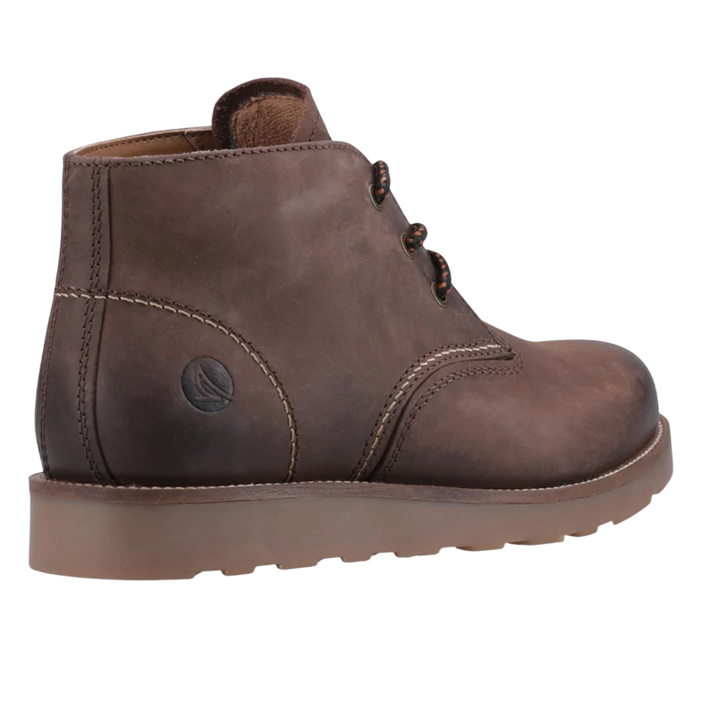 Brown - Back - Sperry Mens Portland Leather Boots