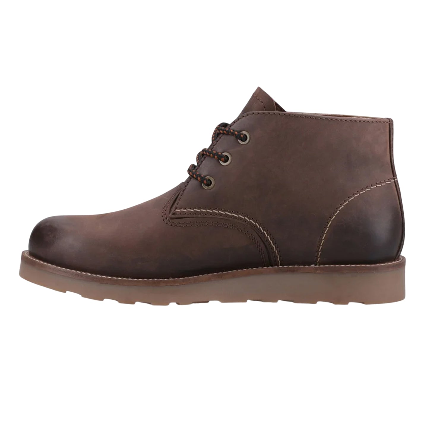 Brown - Side - Sperry Mens Portland Leather Boots