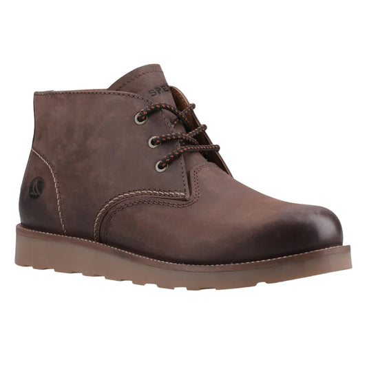 Brown - Front - Sperry Mens Portland Leather Boots
