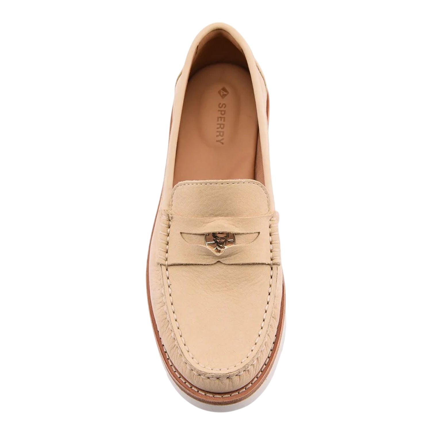 Beige - Lifestyle - Sperry Womens-Ladies Tallulah Nubuck Loafers