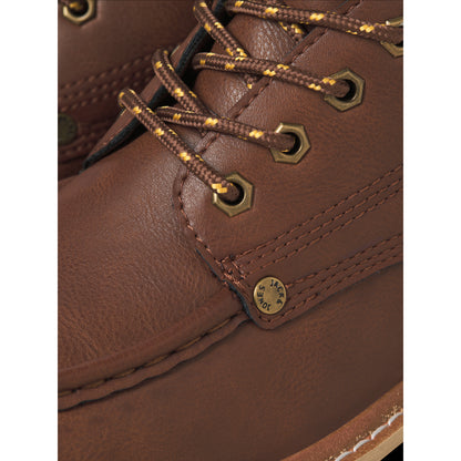 Cognac - Pack Shot - Jack And Jones Mens Archway Moc Toe Ankle Boots