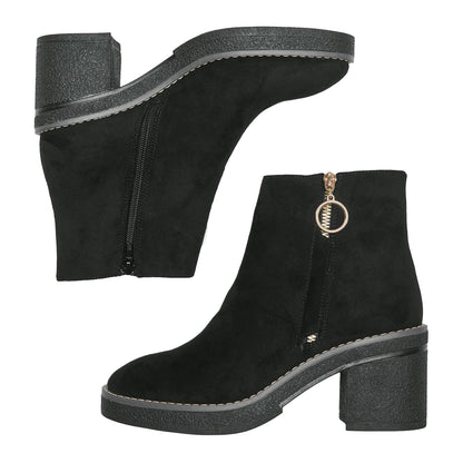 Black - Pack Shot - Only Womens-Ladies Babette Ankle Boots