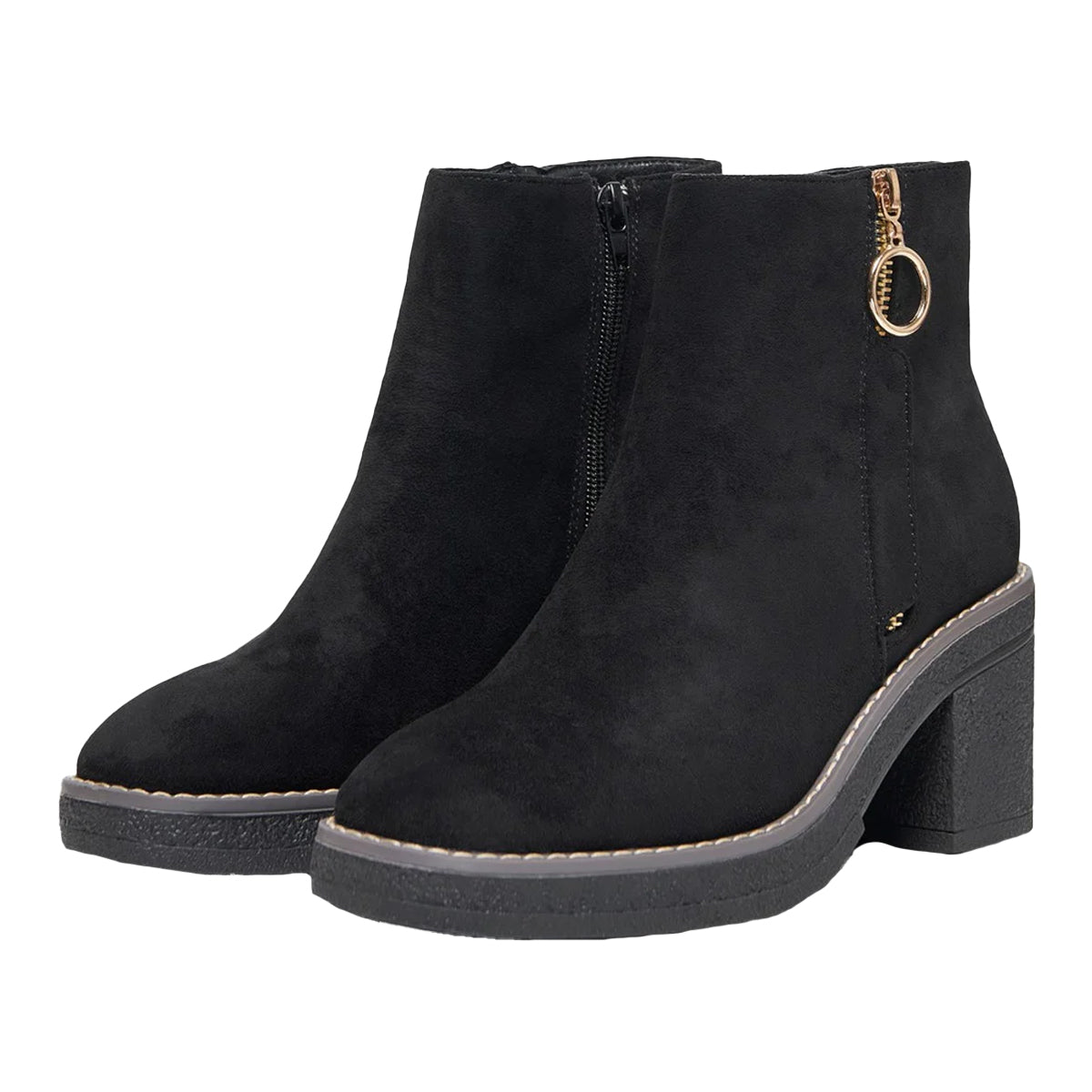 Black - Front - Only Womens-Ladies Babette Ankle Boots