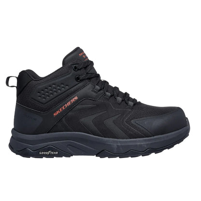 Black - Back - Skechers Mens Work: Speed-Flex Safety Boots