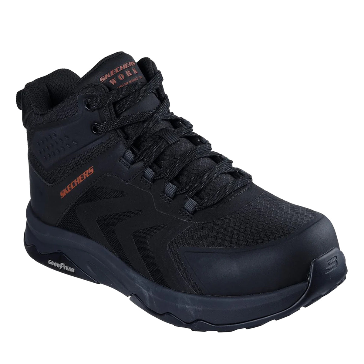 Black - Front - Skechers Mens Work: Speed-Flex Safety Boots