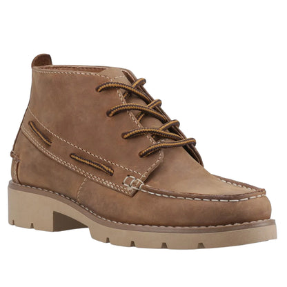 Tan - Front - Sperry Mens Savanna Leather Boots