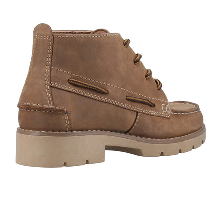 Tan - Back - Sperry Mens Savanna Leather Boots
