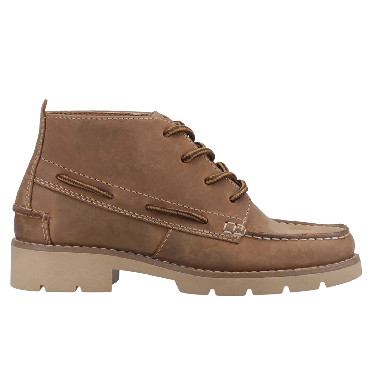 Tan - Side - Sperry Mens Savanna Leather Boots