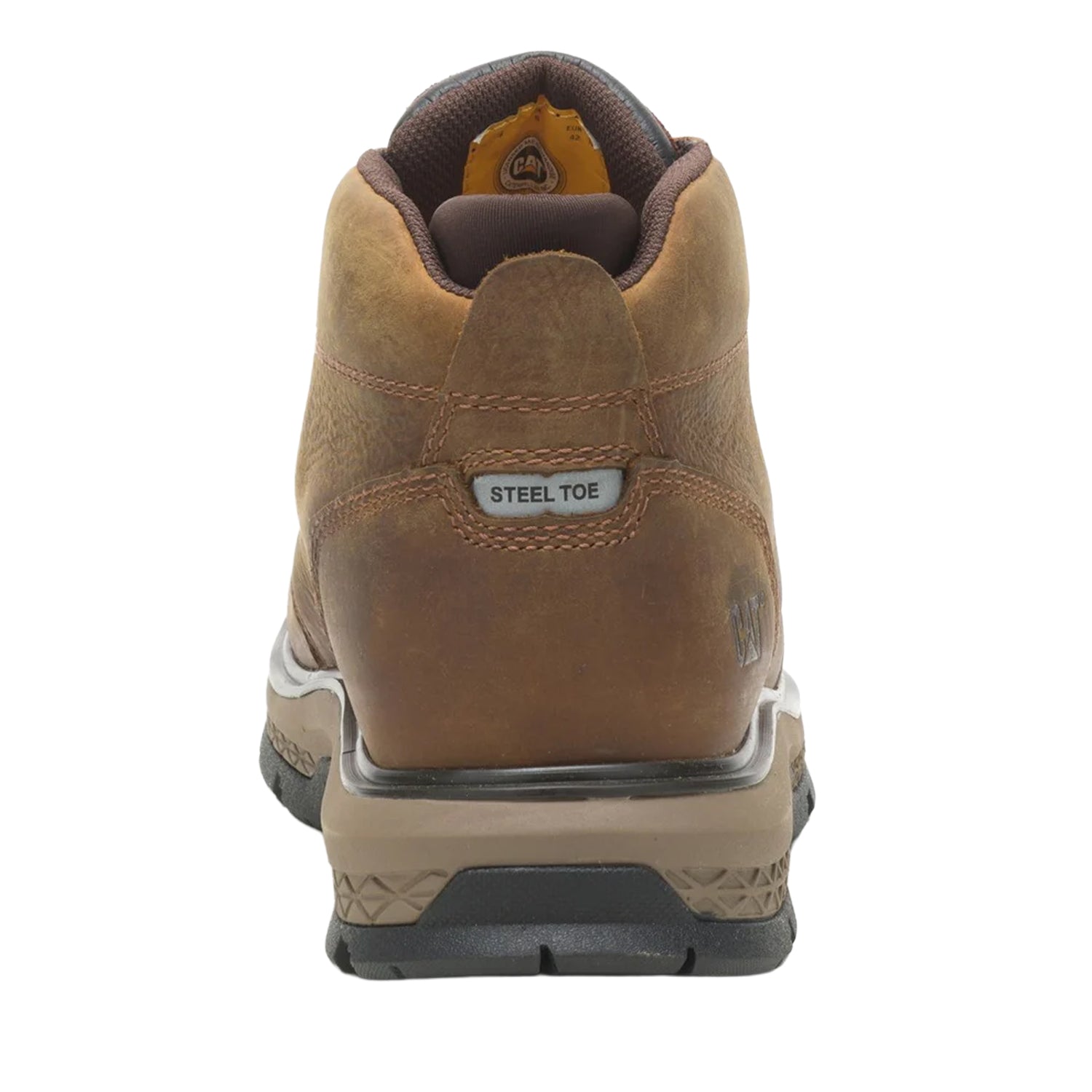 Pyramid - Back - Caterpillar Mens Exposition 4.5 Leather Safety Boots
