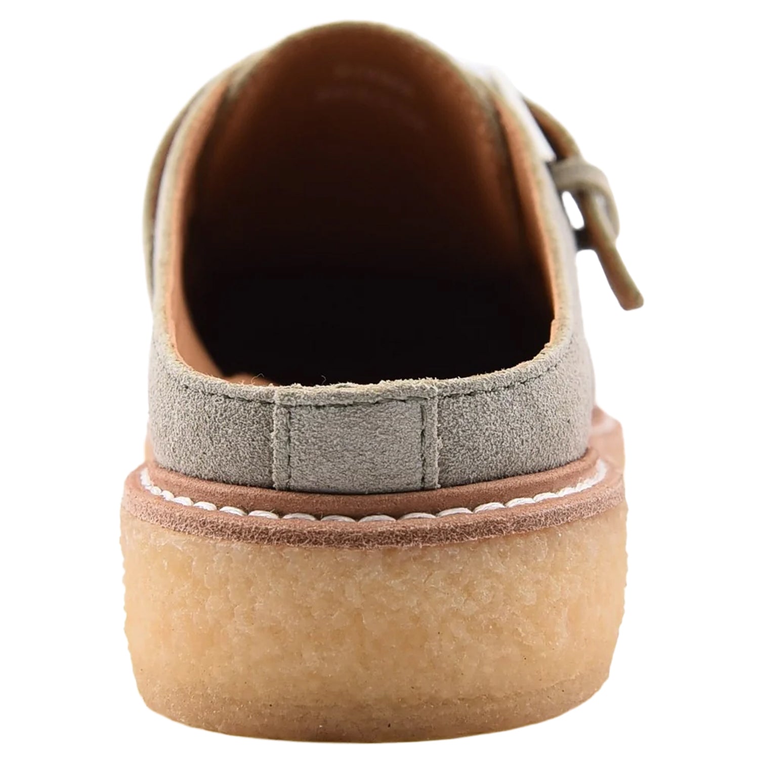 Sage - Back - Sperry Womens-Ladies Captain´s Nubuck Mules