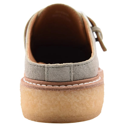 Sage - Back - Sperry Womens-Ladies Captain´s Nubuck Mules