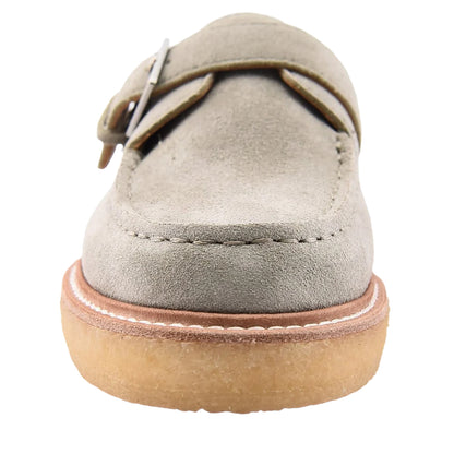 Sage - Side - Sperry Womens-Ladies Captain´s Nubuck Mules