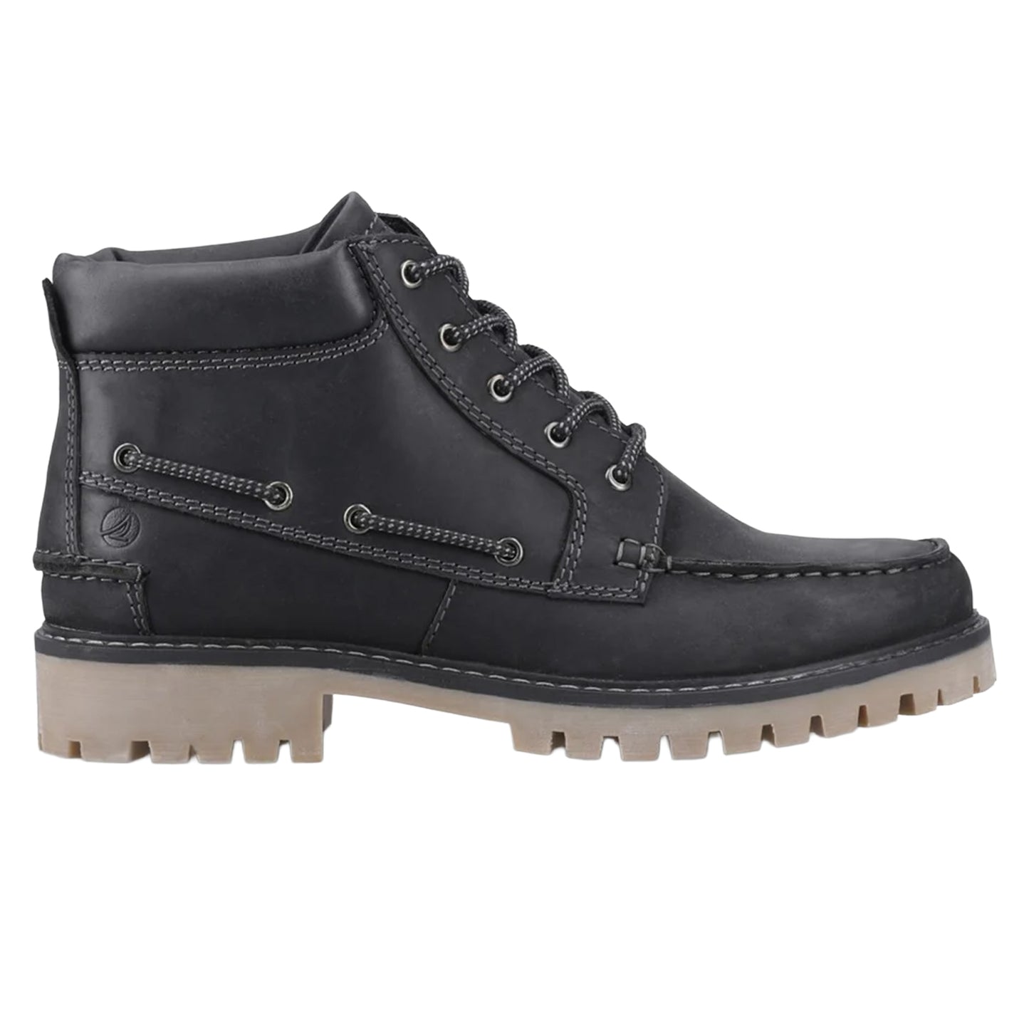 Black - Side - Sperry Mens Baltimore Leather Boots