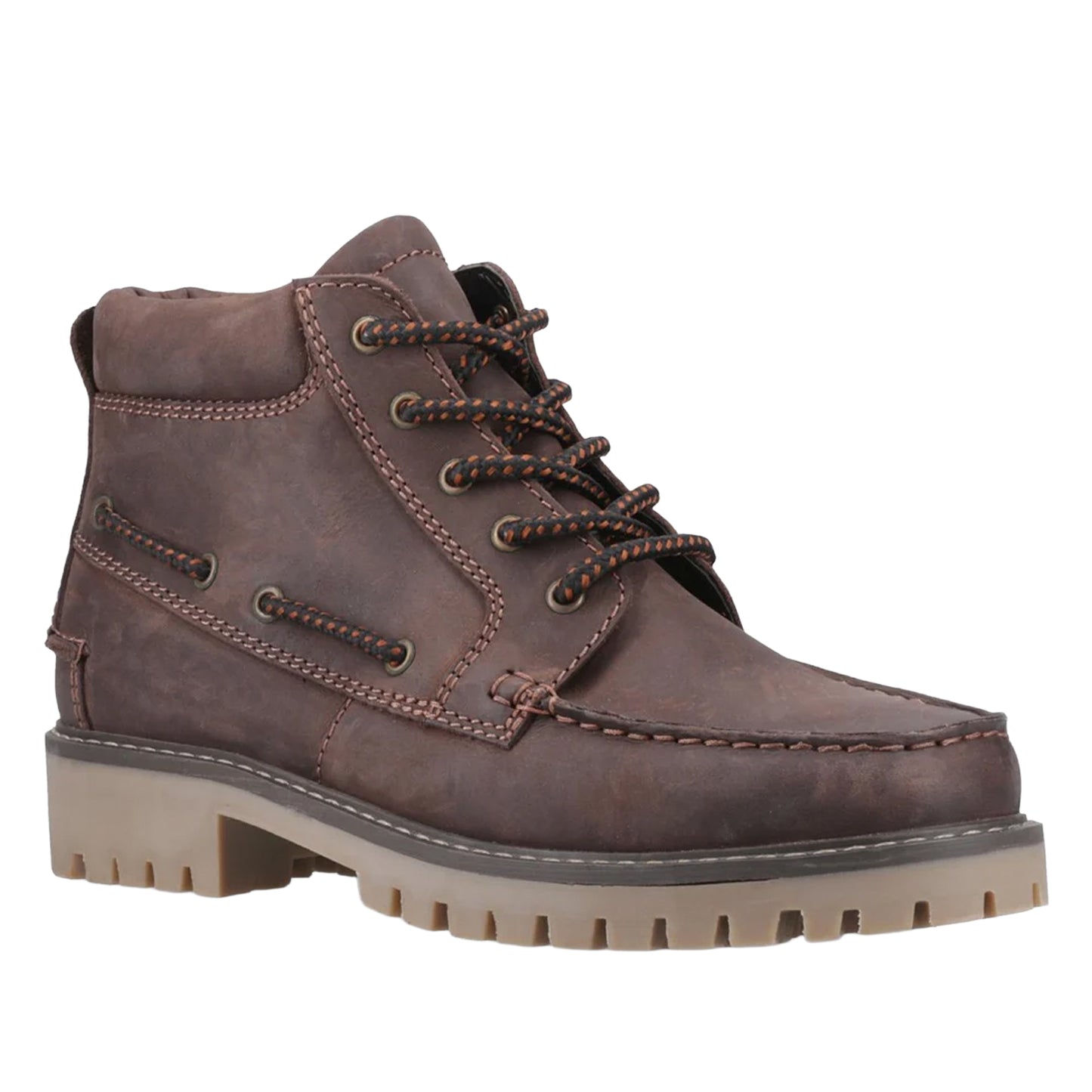 Brown - Front - Sperry Mens Baltimore Leather Boots