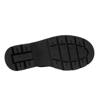 Black Patent - Side - POD Girls Irene Leather School Shoes