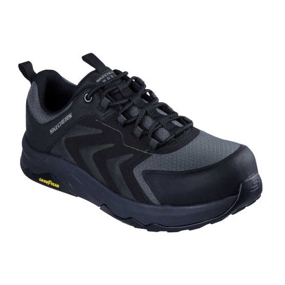 Black - Front - Skechers Mens Speed-Flex Trekking Safety Trainers