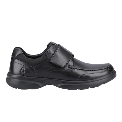 Black - Lifestyle - Hush Puppies Mens Hector Touch Fastening Flats