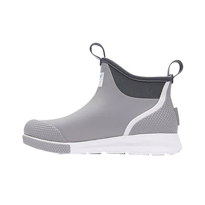 Grey - Side - Xtratuf Mens Sport Ankle Deck Boots