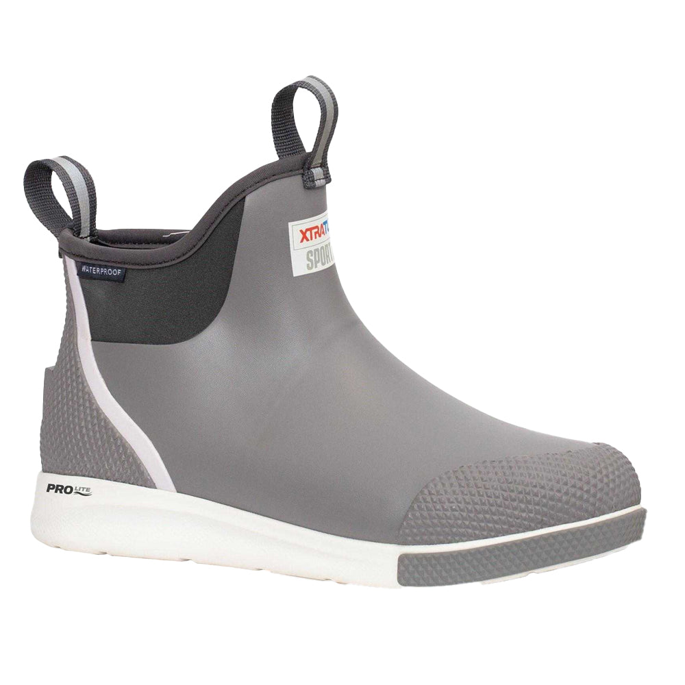 Grey - Pack Shot - Xtratuf Mens Sport Ankle Deck Boots