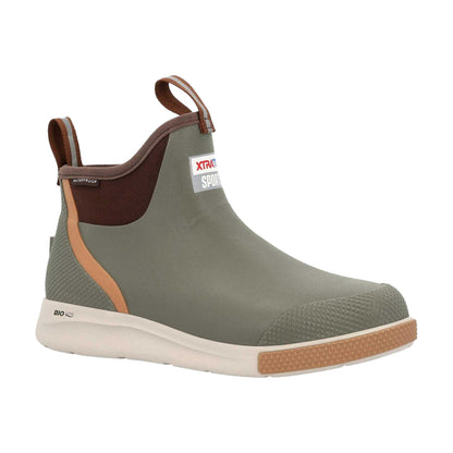 Olive - Pack Shot - Xtratuf Mens Sport Ankle Deck Boots
