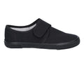 Black - Back - Mirak Plimsolls (BOXED) - Boys-Girls Trainers - Unisex Plimsolls