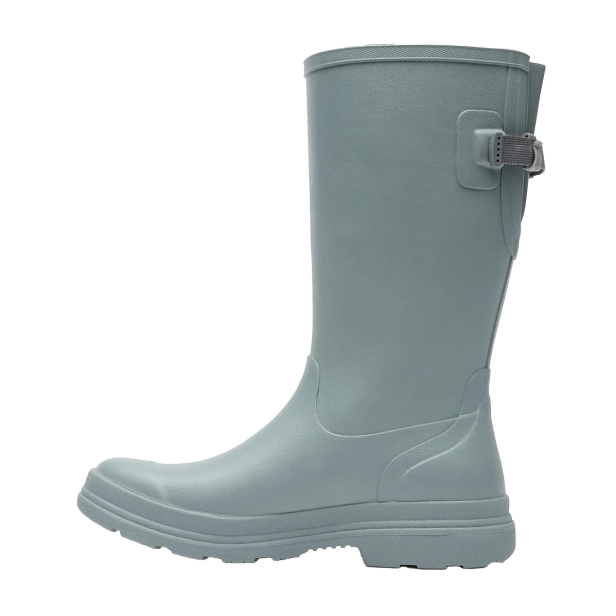 Grey - Side - Muck Boots Womens-Ladies Rainscape Tall Wellington Boots