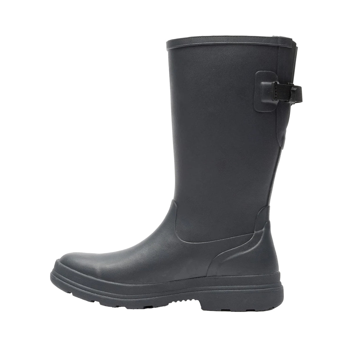 Black - Side - Muck Boots Womens-Ladies Rainscape Tall Wellington Boots
