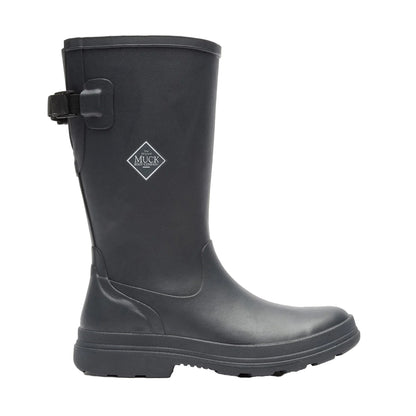 Black - Front - Muck Boots Womens-Ladies Rainscape Tall Wellington Boots