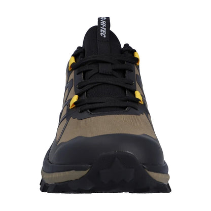 Brown - Pack Shot - Hi-Tec Mens AWW Infuse Waterproof Low All Weather Hiking Shoes