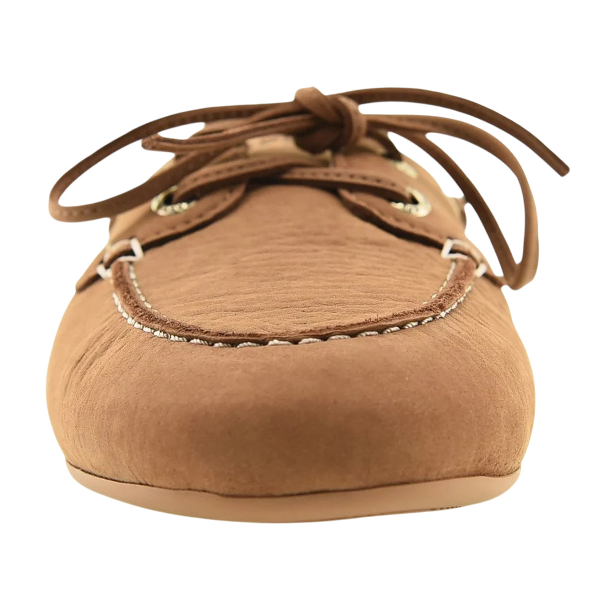 Tan - Lifestyle - Sperry Womens-Ladies Leather Slim Mules