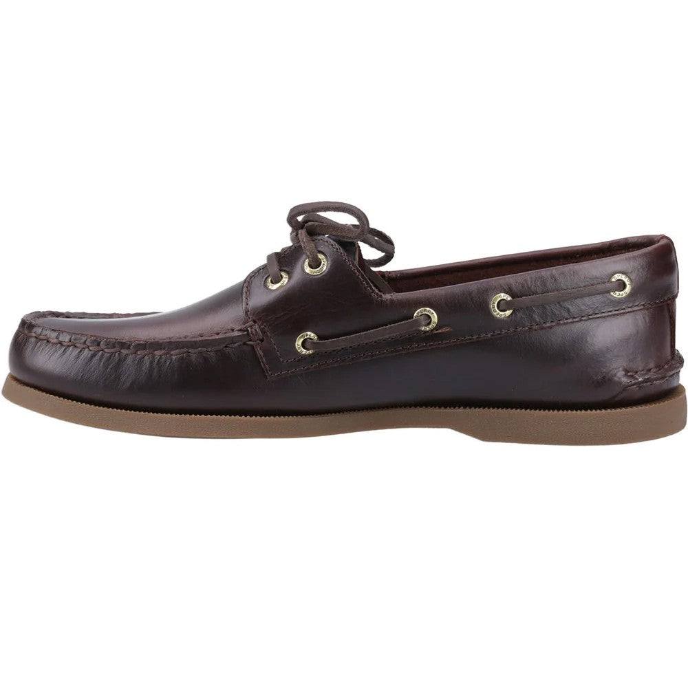 Amaretto - Lifestyle - Sperry Mens Authentic Leather 2 Eyelet Boat Shoes