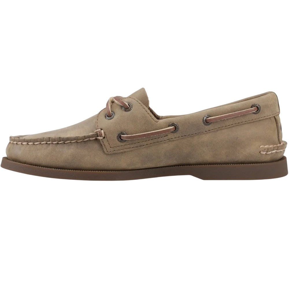 Tan - Lifestyle - Sperry Mens Authentic Leather 2 Eyelet Boat Shoes