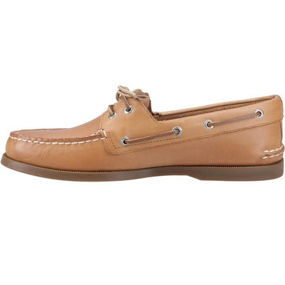 Royal Brown-Maron Royal - Lifestyle - Sperry Mens Authentic Leather 2 Eyelet Boat Shoes