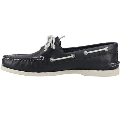 Navy - Lifestyle - Sperry Mens Authentic Leather 2 Eyelet Boat Shoes