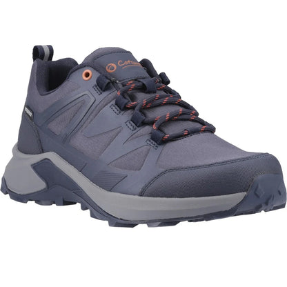Navy - Pack Shot - Cotswold Mens Horton Recycled Low Hiking Shoes