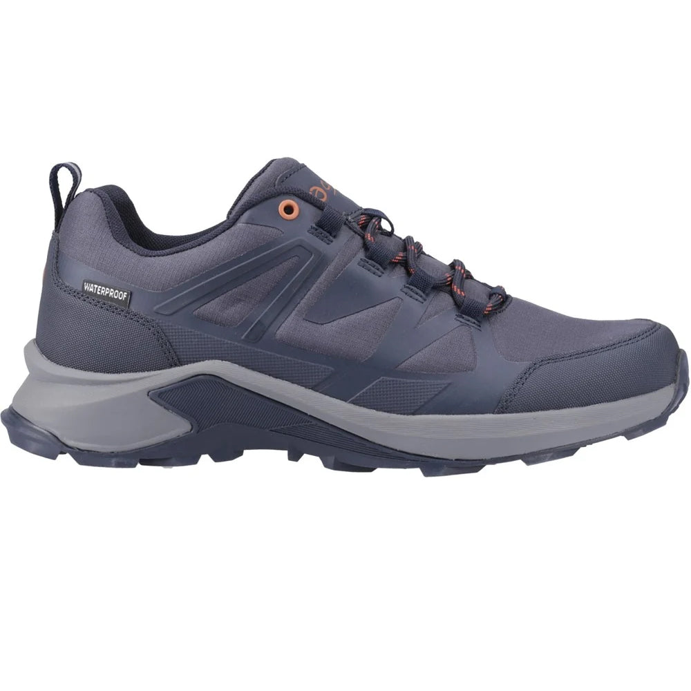 Navy - Front - Cotswold Mens Horton Recycled Low Hiking Shoes