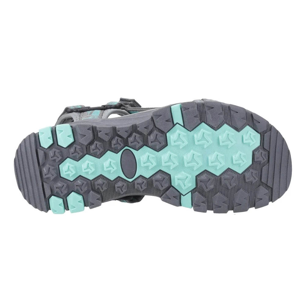 Grey-Turquoise - Lifestyle - Cotswold Womens-Ladies Stanton Sandals