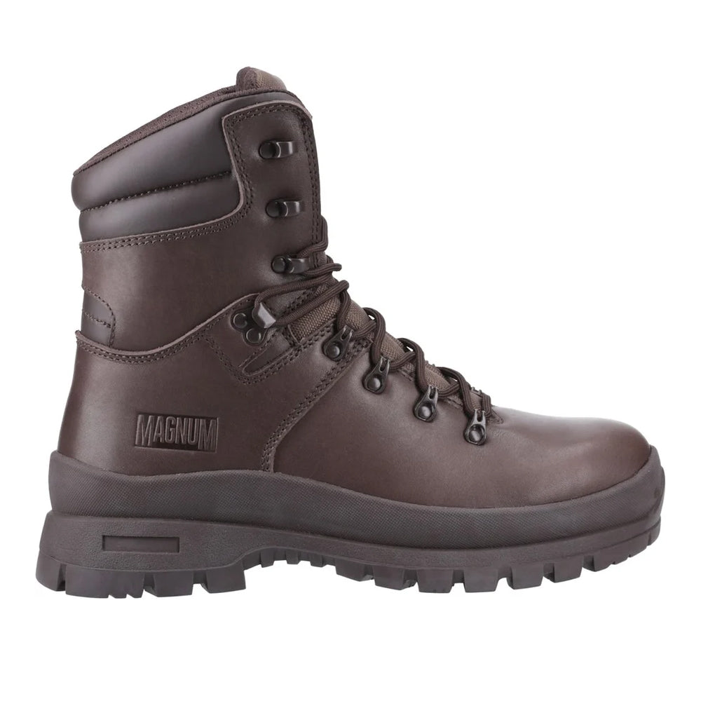 Brown - Front - Magnum Unisex Adult Valiance Full Grain Leather Ankle Boots