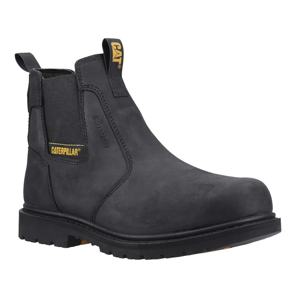 Black - Pack Shot - Caterpillar Mens Ager Dealer Leather Occupational Work Boots