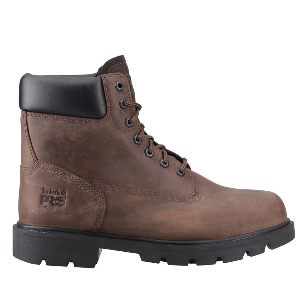 Brown - Front - Timberland Pro Mens Sawhorse 2.0 Leather Safety Boots